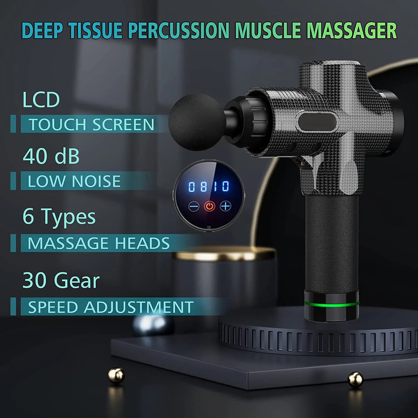 VibroPro™ Deep Tissue Mini Massage Gun